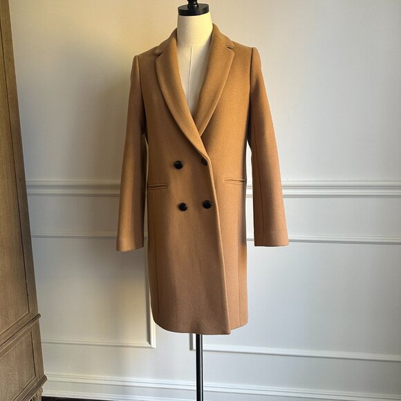 Sézane Johnson coat in camel ~ size 38, pre-owned! - Picture 2 of 6